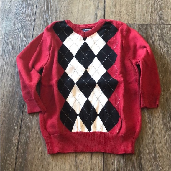 The Children’s Place Boy’s Argyle sweater Size 3t - Picture 1 of 2